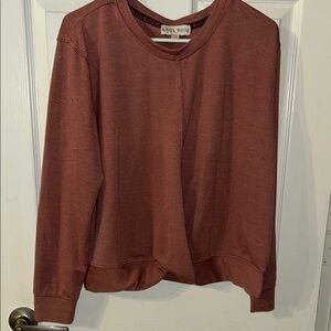 Knox Rose Terracotta Twist Sweatshirt